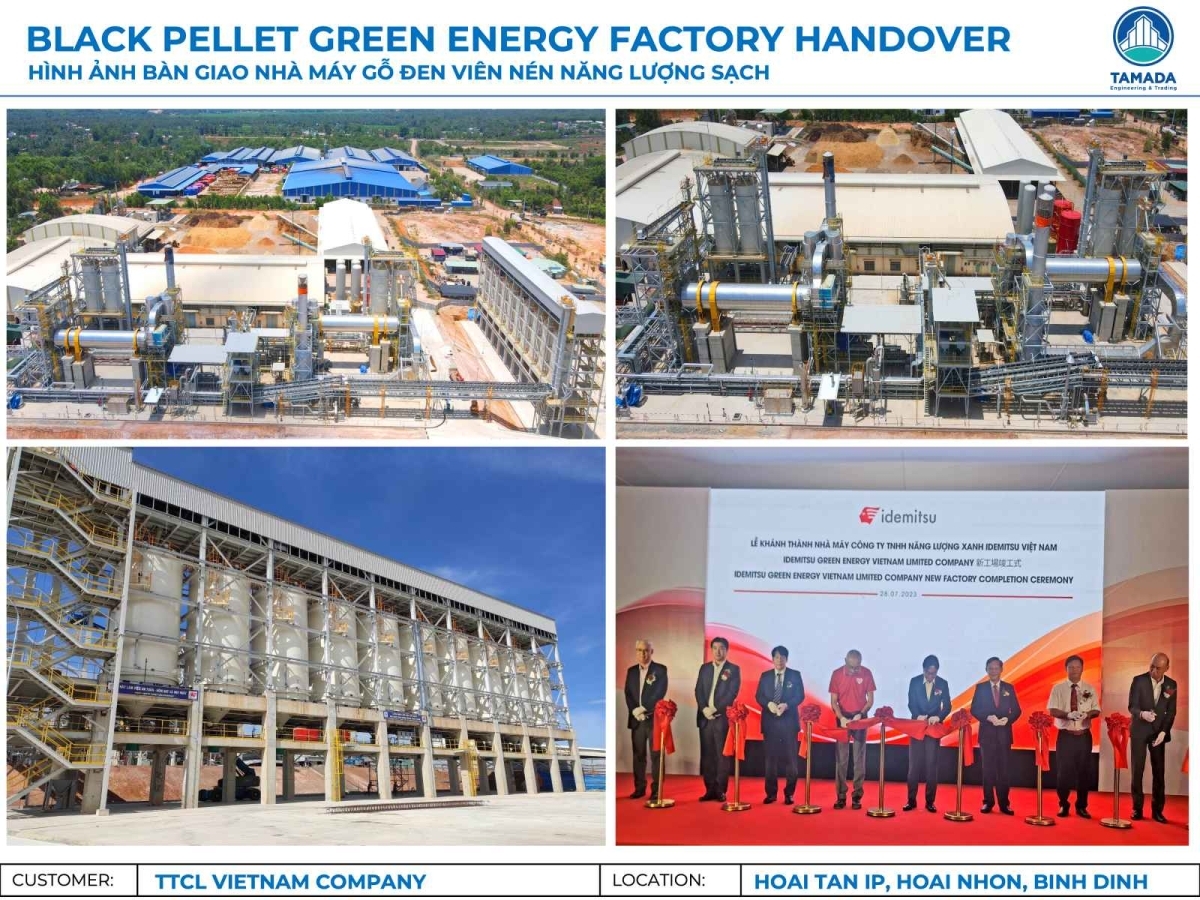 Black Pellet Green Energy Factory Handover Black Pellet Green Energy Factory Handover